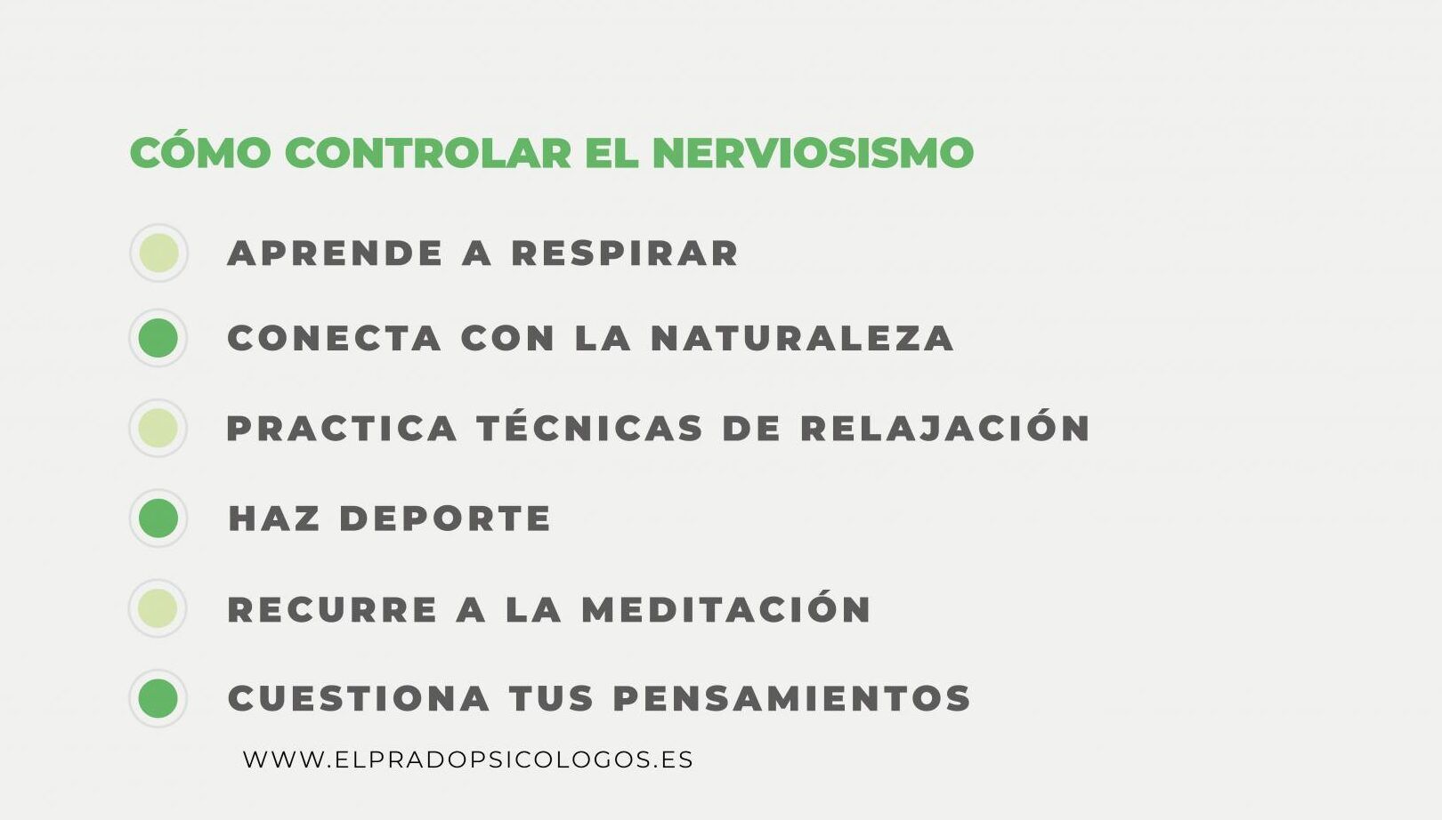 consejos para calmar nervios y ansiedad